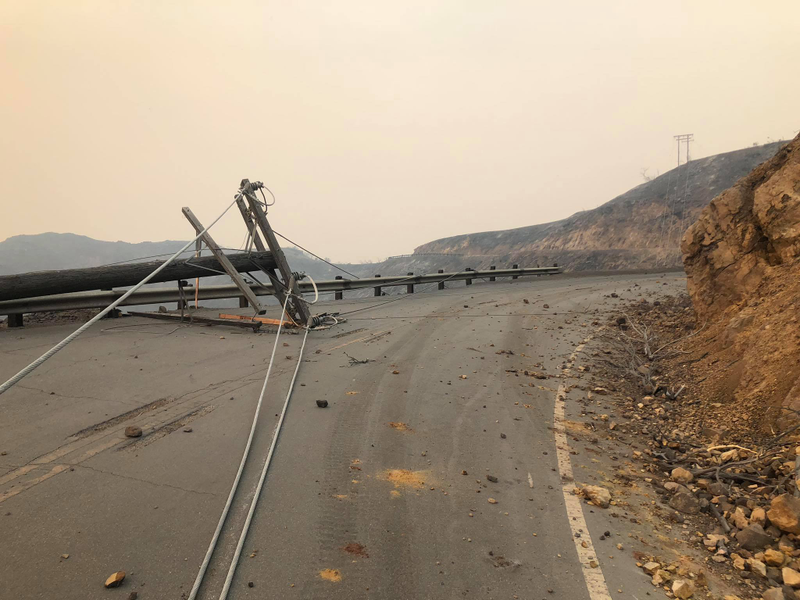 Illustration for article titled My commute before and after the Woolsey fire